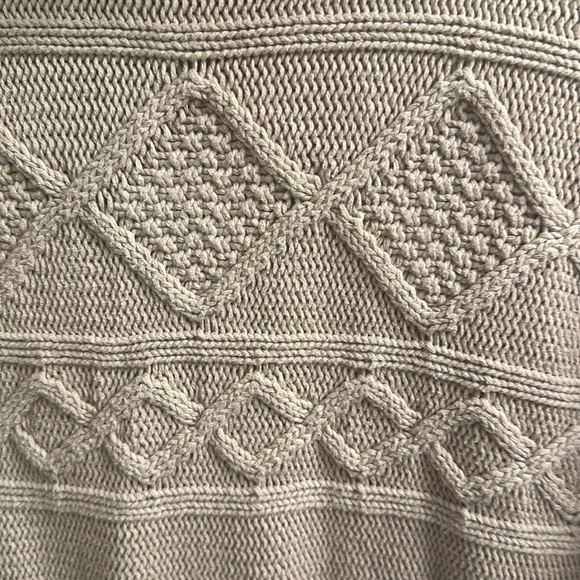 Nine West Short Sleeve Turtleneck Sweater XL cream color - Picture 3 of 5